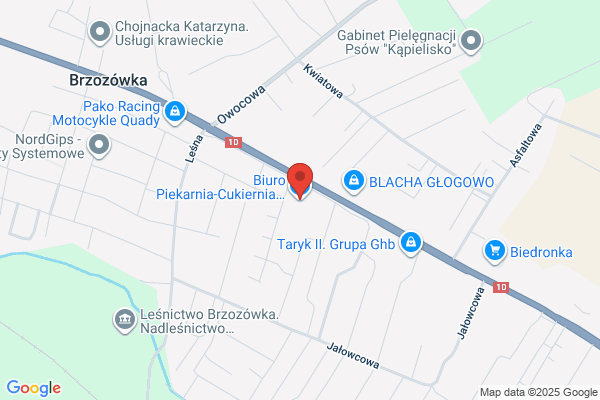 Glogowo. Sklep firmowy piekarni