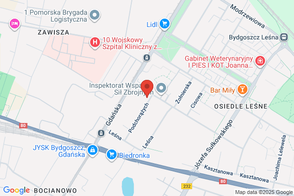 Centrum Infrastruktury. Oddzial regionalny w Bydgoszczy. Siedziba