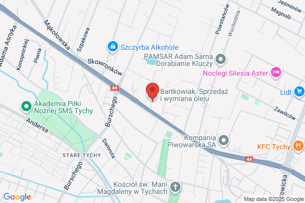 Bartkowiak. Sprzedaz i wymiana oleju
