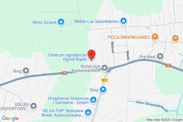 Ogród Slaski. Gospodarstwo szkólkarskie. Zurek A.