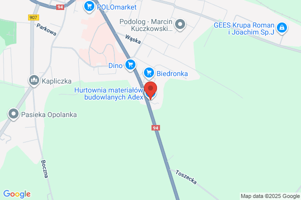 Adex. Hurtownia mat. budowlanych. Pieronczyk A.