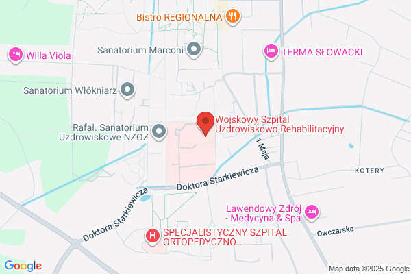 21. Wojskowy Szpital Uzdrowiskowo - Rehabilitacyjny. Ambulatorium lekarskie POZ