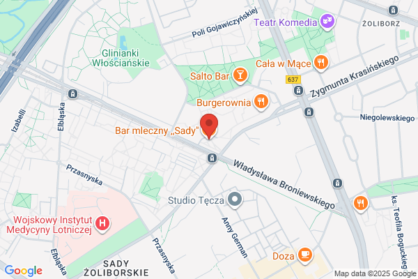 Sady. Bar WSS Spolem Zoliborz