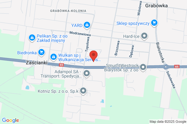 Lasbud. Sp. z o.o. Lesny zaklad uslugowy. Skladnica