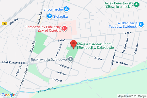 Miejski Osrodek Sportu i Rekreacji w Dzialdowie. Ho