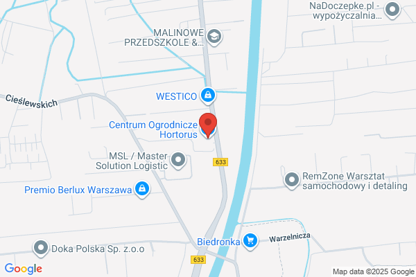 Dzialkowiec. Sklep ogrodniczy, sprzet, rosliny. Ziegert T.