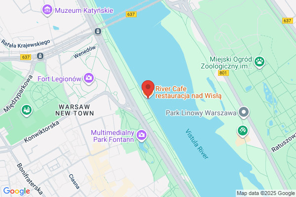 River Cafe. Restauracja na wodzie. Rejsy po Wisle, imprezy firmowe