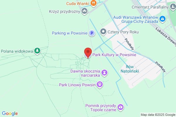 Park Kultury w Powsinie. Korty tenisowe, kregielnia