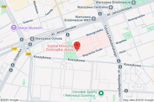 Szpital Kliniczny Dzieciatka Jezus. Centrum Leczenia Obrazen
