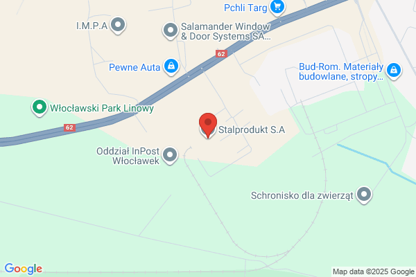 Centrostal Wloclawek SA. Wyroby hutnicze. Konstrukcje stalowe i materialy budowlane