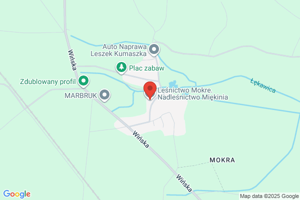 Lesnictwo Mokre. Nadlesnictwo Miekinia