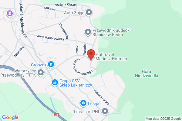 Hofitravel. Przewóz osób. Autoholowanie, przewóz z winda
