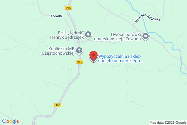 Bulanda Marek. Wypozyczalnia sprzetu narciarskiego