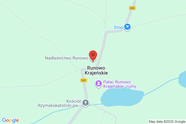Lesnictwo Chlopigozd. Nadlesnictwo Runowo