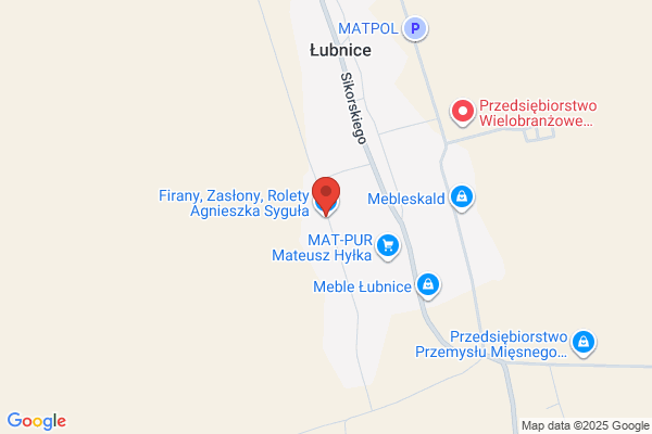 Soczynska Lucyna. Punkt sprzedazy firanek