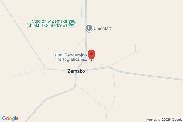 Sanecki Adam. Uslugi geodezyjne