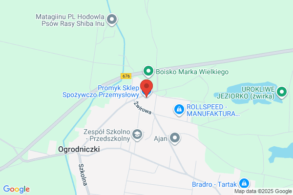 Promyk. Sklep odziezowy. Rózanska B.